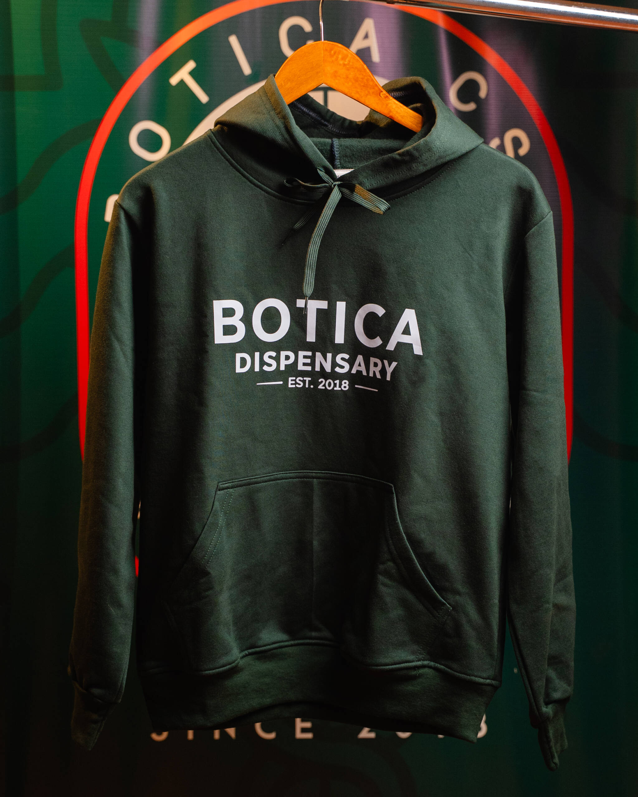 Hoodie green Botica